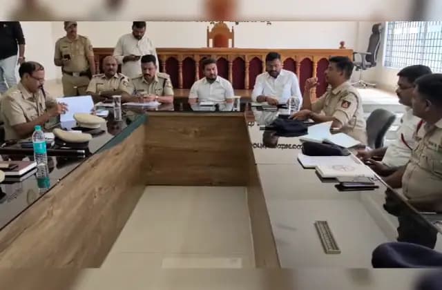 ನಂಜನಗೂಡಿನಲ್ಲಿ ಸರಣಿ ಅಪರಾಧ ಪ್ರಕರಣ: ಶಾಸಕ ದರ್ಶನ್ ಧ್ರುವನಾರಾಯಣ್ ಸಭೆ