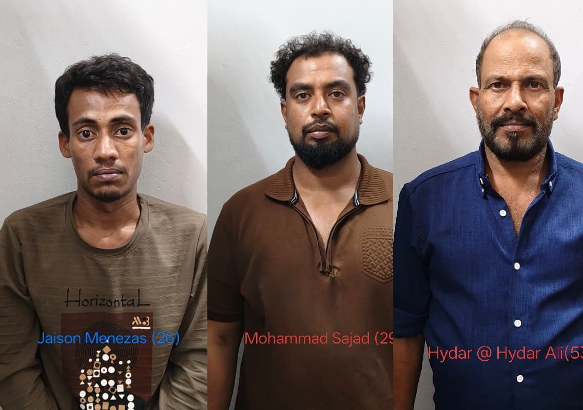 ಮಂಗಳೂರು ಸಿಸಿಬಿ ಪೊಲೀಸರ ಕಾರ್ಯಾಚರಣೆ: ಎಂಡಿಎಂಎ ಮಾದಕ ವಸ್ತು ವಶ, 3 ಮಂದಿ ಬಂಧನ