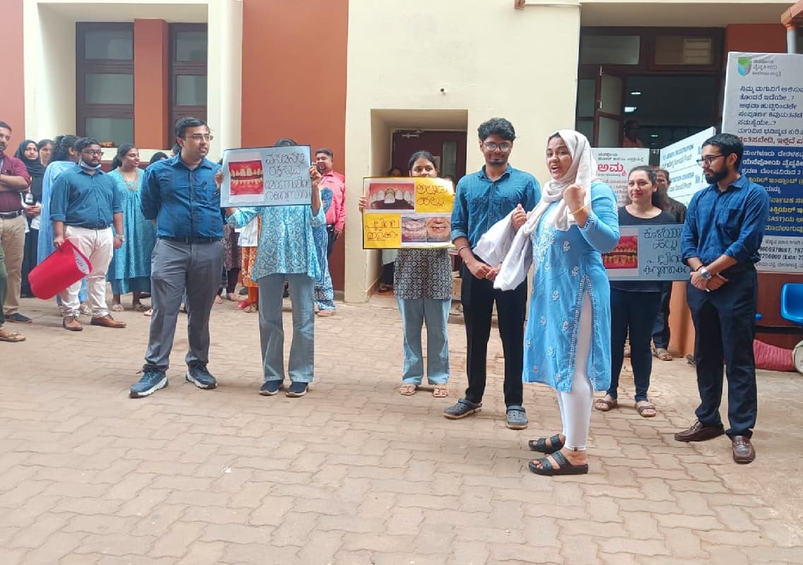 ಯೆನೆಪೋಯ ಕಾಲೇಜಿನಲ್ಲಿ ವಿಶ್ವ ಬಾಯಿ ಆರೋಗ್ಯ ದಿನಾಚರಣೆ