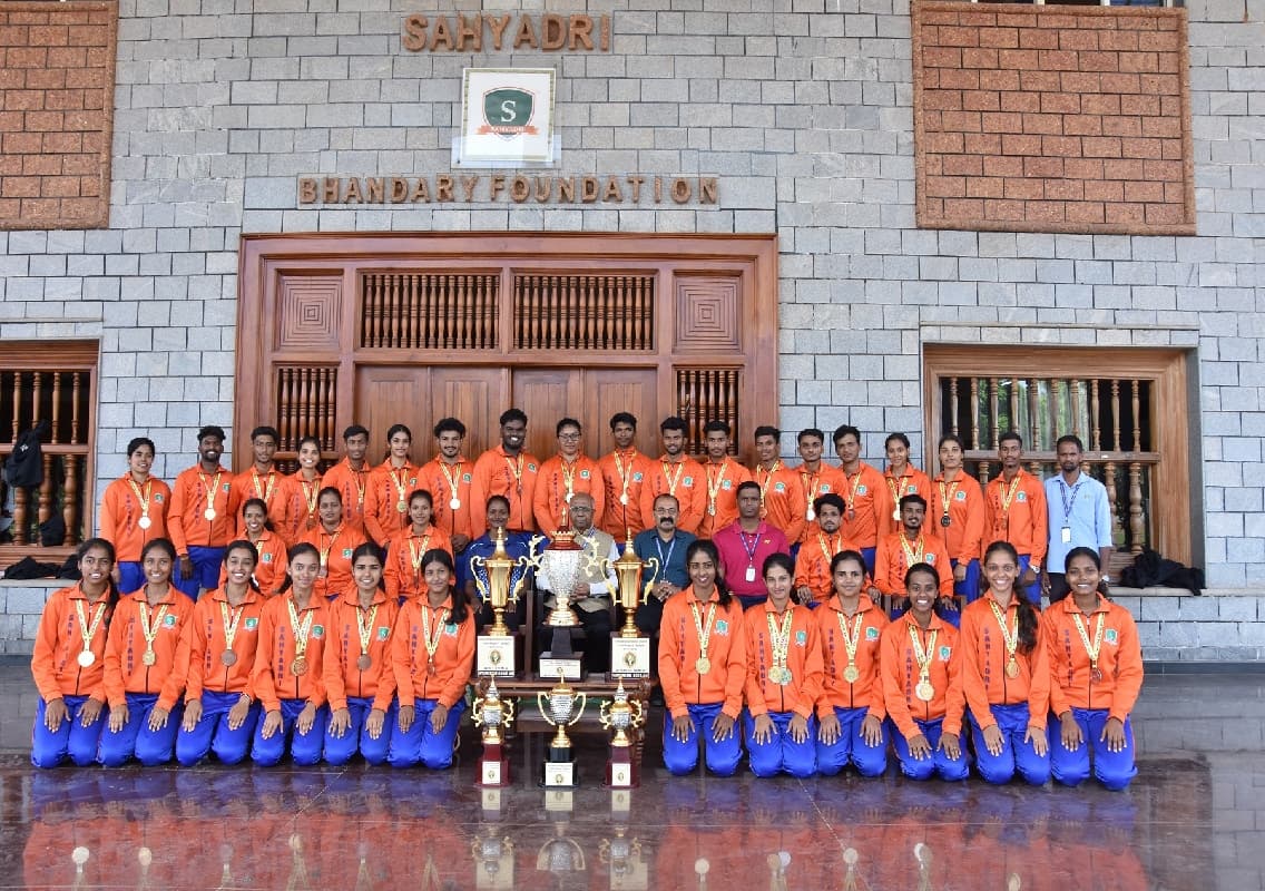 ಸಹ್ಯಾದ್ರಿ ಕಾಲೇಜ್ ನ ಅಥ್ಲೆಟಿಕ್ ತಂಡವು 9ನೇ ಬಾರಿಗೆ ಚಾಂಪಿಯನ್‌ಶಿಪ್