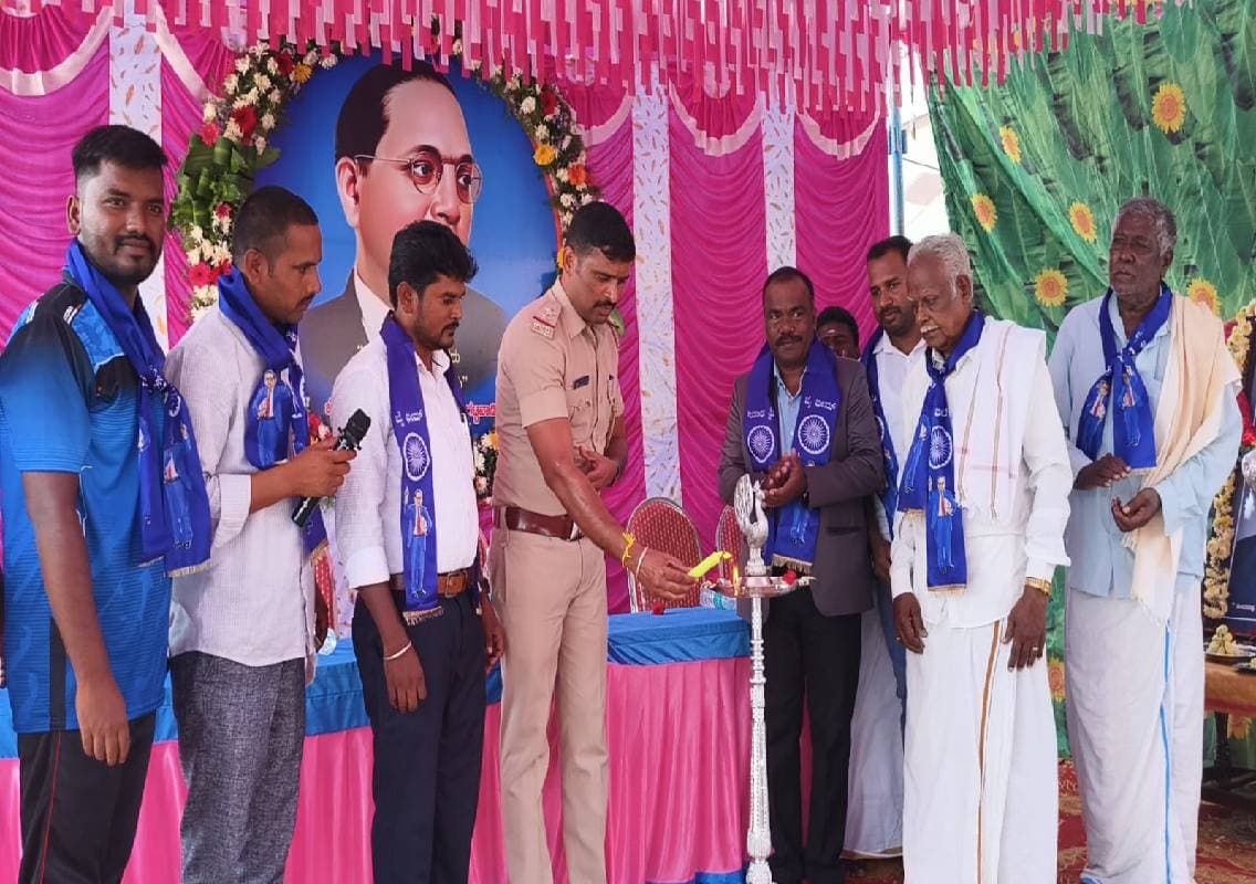 ಬಾಬಾ ಸಾಹೇಬರ ಸಮ ಸಮಾಜ ನಿರ್ಮಾಣವಾಗಲಿ; ಪಿಎಸ್ಐ ಬಿ.ಬಸವರಾಜು ಅಭಿಪ್ರಾಯ