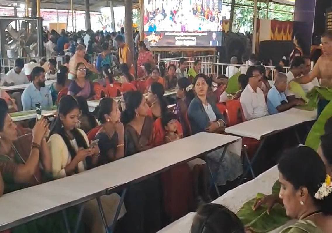 ಕೊಡವೂರಿನಲ್ಲಿ ಮಹಾರುದ್ರಯಾಗ ವೈಭವ: ಅನ್ನಸಂತರ್ಪಣೆಗೆ ಹರಿದುಬಂದ ಭಕ್ತಸಾಗರ
