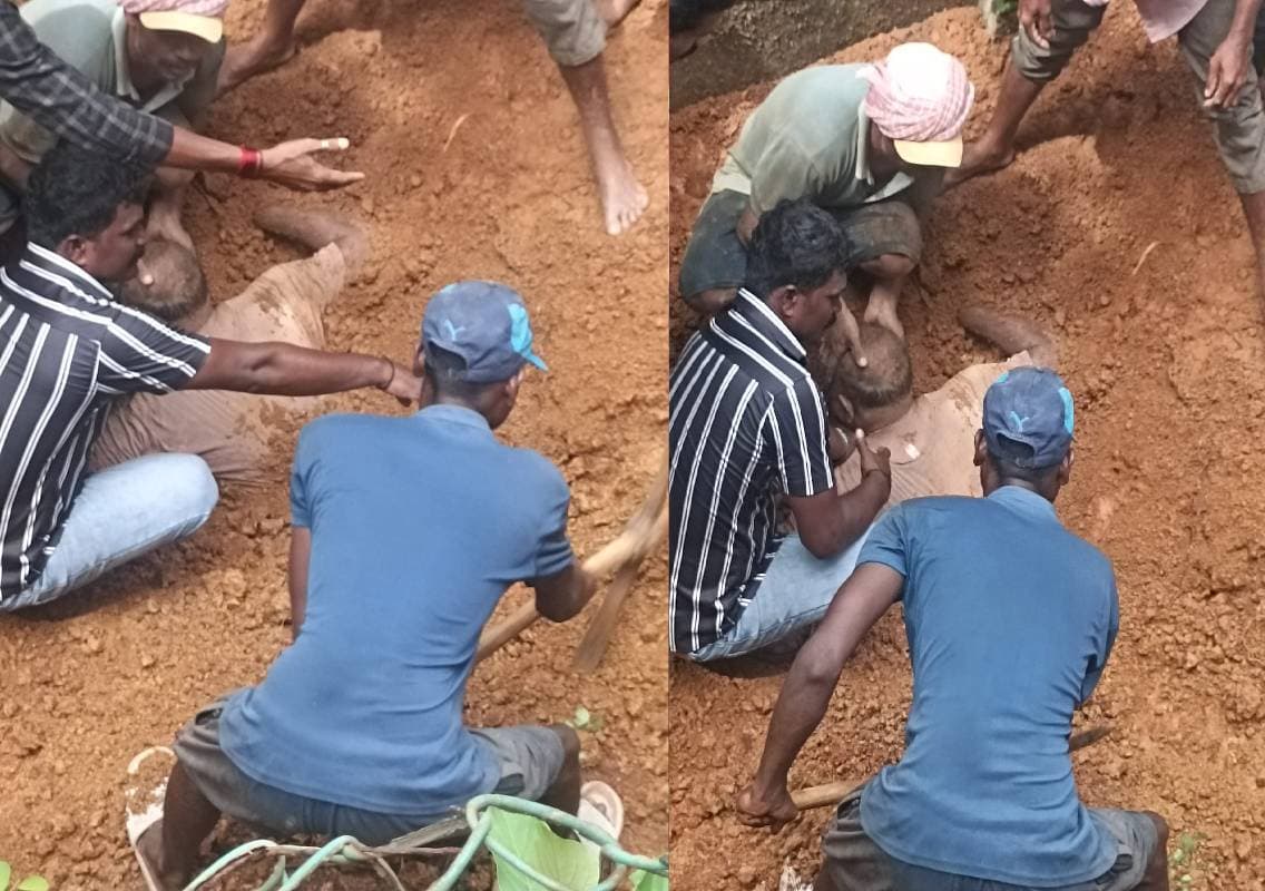 ಮಂಗಳೂರು: ಧರೆ ಕುಸಿದು ಮಣ್ಣಿನಡಿ ಸಿಲುಕಿದ ವ್ಯಕ್ತಿ ನಿಧನ