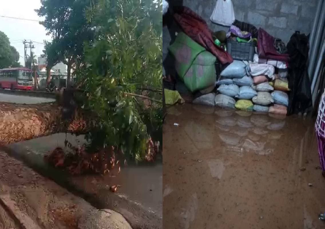 ರಾಜ್ಯದ ಹಲವೆಡೆ ಭಾರೀ ಮಳೆ; ಹಲವು ಅವಾಂತರಗಳು ಸೃಷ್ಟಿ!
