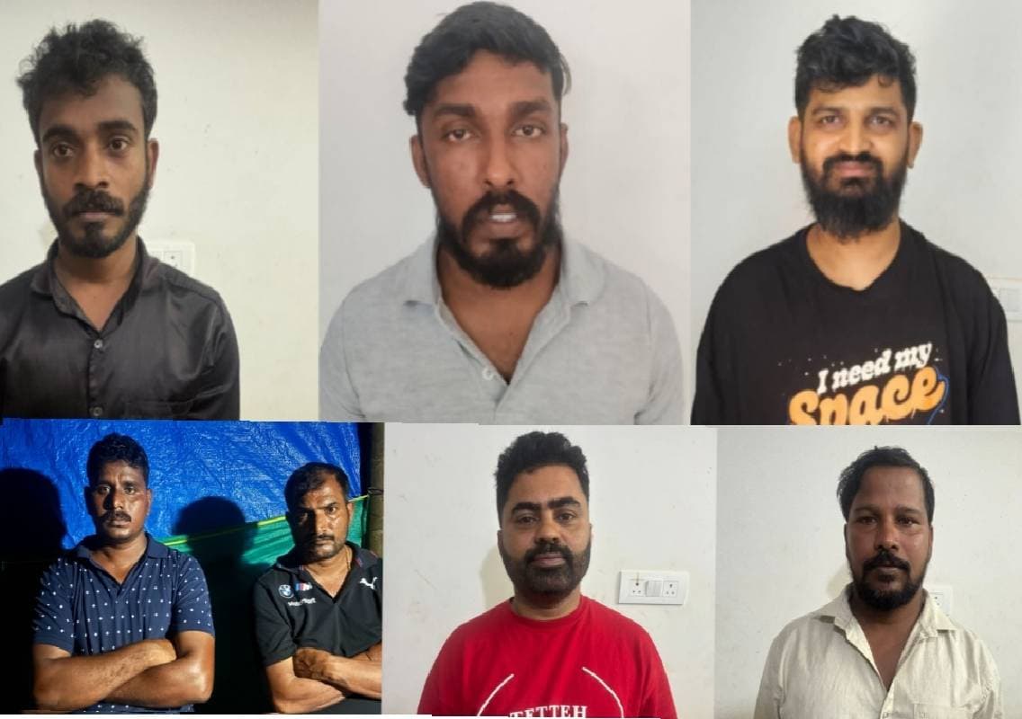 ಹೆಬ್ರಿ: ಅಂದರ್ ಬಾಹರ್ ಇಸ್ಪೀಟ್ ಜೂಜು ಅಡ್ಡೆಗೆ ಪೊಲೀಸರ ದಾಳಿ; 7 ಮಂದಿಯ ಬಂಧನ