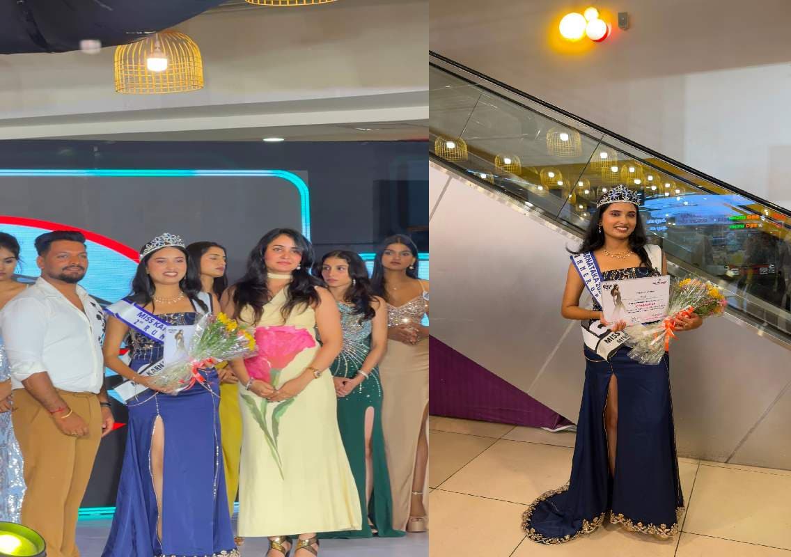 ಮಿಸ್ ಕರ್ನಾಟಕ 2026 ಸ್ಪರ್ಧೆಯಲ್ಲಿ ದ್ವಿತೀಯ ರನ್ನರ್-ಅಪ್ ಪ್ರಶಸ್ತಿ ಗೆದ್ದ ಎಸ್ಜೆಇಸಿ ಹಳೆ ವಿದ್ಯಾರ್ಥಿನಿ