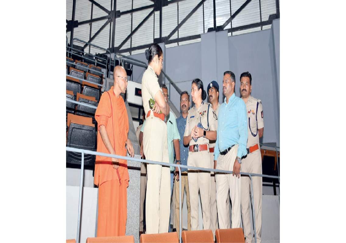 ಮೈಸೂರಿಗೆ ಮೋದಿ ಭೇಟಿ ಹಿನ್ನೆಲೆ ವಿವೇಕ ಸ್ಮಾರಕದ ಭದ್ರತೆಯನ್ನು ಪರಿಶೀಲಿಸಿದ ನಗರ ಪೊಲೀಸರು