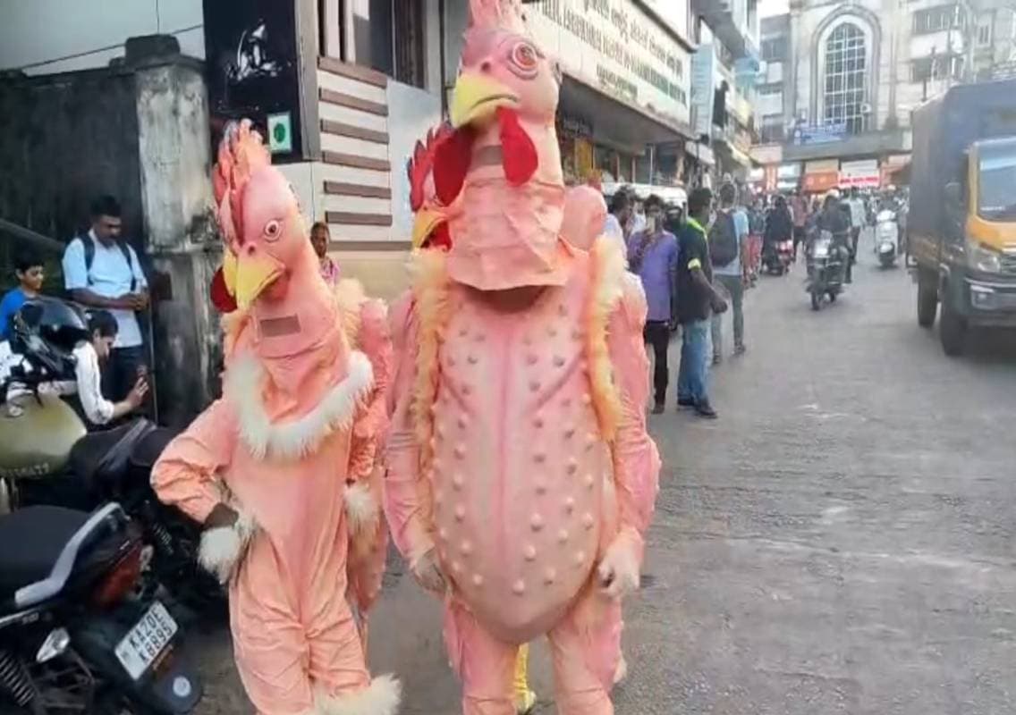 ಉಡುಪಿಯಲ್ಲಿ ವಿಟ್ಲಪಿಂಡಿ ಸಂಭ್ರಮ: ಕೋಳಿ ವೇಷಕ್ಕೆ ಜನ ಫಿದಾ!