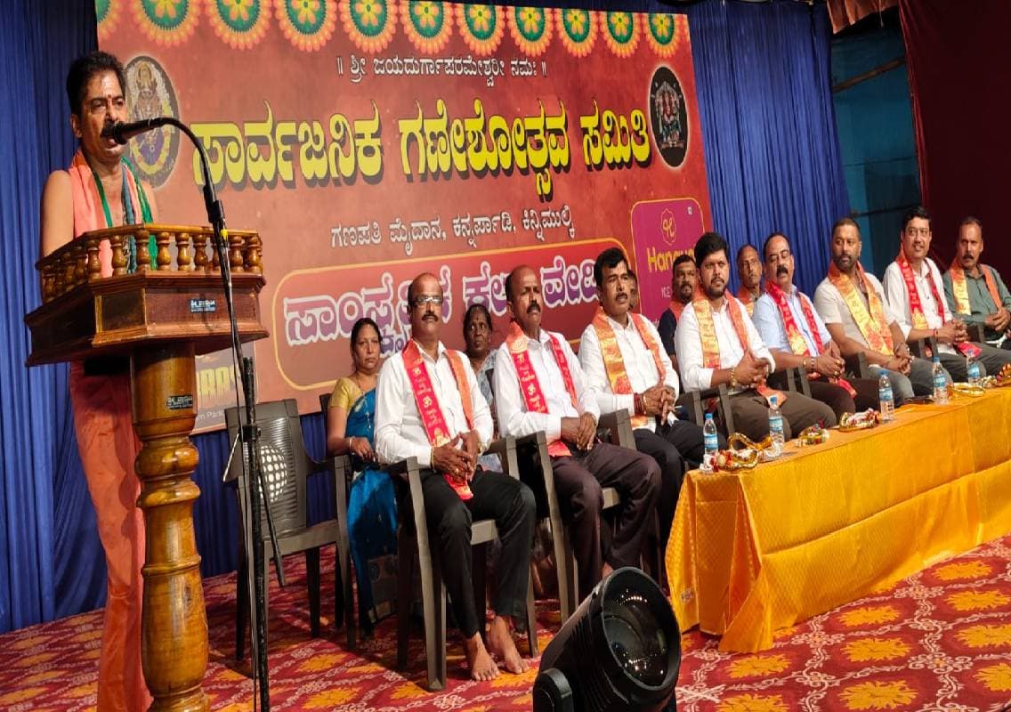 ಭಕ್ತರ ಸಹಕಾರದಿಂದ ಗಣೇಶೋತ್ಸವ ಯಶಸ್ವಿ: ಕೃಷ್ಣಮೂರ್ತಿ ಆಚಾರ್ಯ