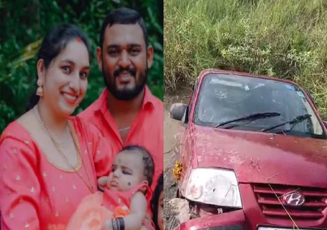 ನಿಯಂತ್ರಣ ತಪ್ಪಿ ಕೆರೆಗೆ ಉರುಳಿದ ಕಾರು – ಒಂದೇ ಕುಟುಂಬದ ಮೂವರು ಮೃತ್ಯು!