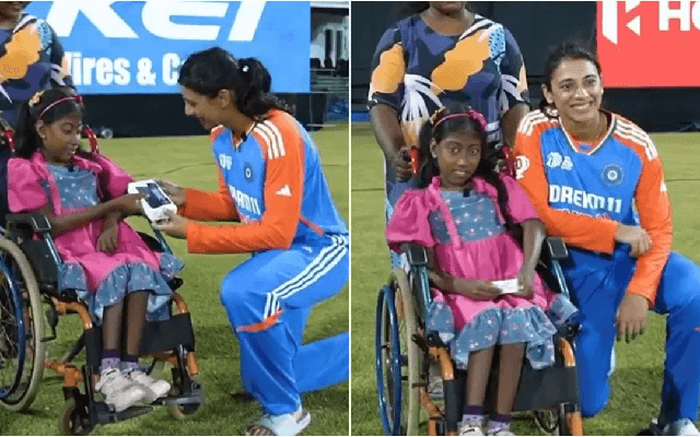 ವಿಶೇಷ ಚೇತನ ಬಾಲಕಿಗೆ ಸ್ಪೆಷಲ್ ಗಿಫ್ಟ್​ ಕೊಟ್ಟ ಆರ್​ಸಿಬಿ ಕ್ಯಾಪ್ಟನ್​