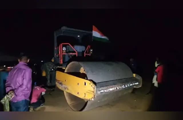 ರೋಡ್ ರೋಲರ್ ಹರಿದು ಕೂಲಿ ಕಾರ್ಮಿಕರಿಬ್ಬರು ಸ್ಥಳದಲ್ಲೇ ಮೃತ್ಯು