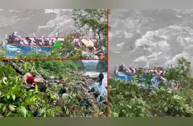 ನೇಪಾಳದಲ್ಲಿ‌ ನದಿಗೆ ಬಿದ್ದ 40 ಭಾರತೀಯರನ್ನು ಹೊತ್ತೊಯ್ಯುತ್ತಿದ್ದ ಬಸ್