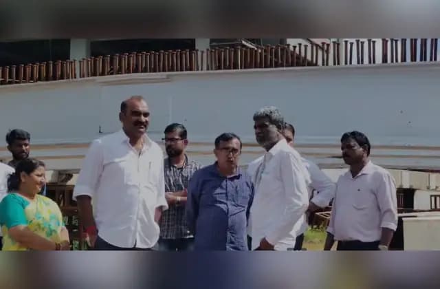 ಇಂದ್ರಾಳಿ ಬ್ರಿಡ್ಜ್ ಕಾಮಗಾರಿ ವೀಕ್ಷಣೆಗೆ ದೌಡಾಯಿಸಿದ ಸಂಸದ ಕೋಟ, ಶಾಸಕ ಯಶ್ ಪಾಲ್ ಸುವರ್ಣ