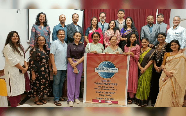 ಉಡುಪಿ ಟೋಸ್ಟ್‌ಮಾಸ್ಟರ್ಸ್ ಕ್ಲಬ್ ನ ಎರಡನೇ ಸ್ಥಾಪನೆ ಸಮಾರಂಭ, ನೂತನ ಪದಗ್ರಹಣ