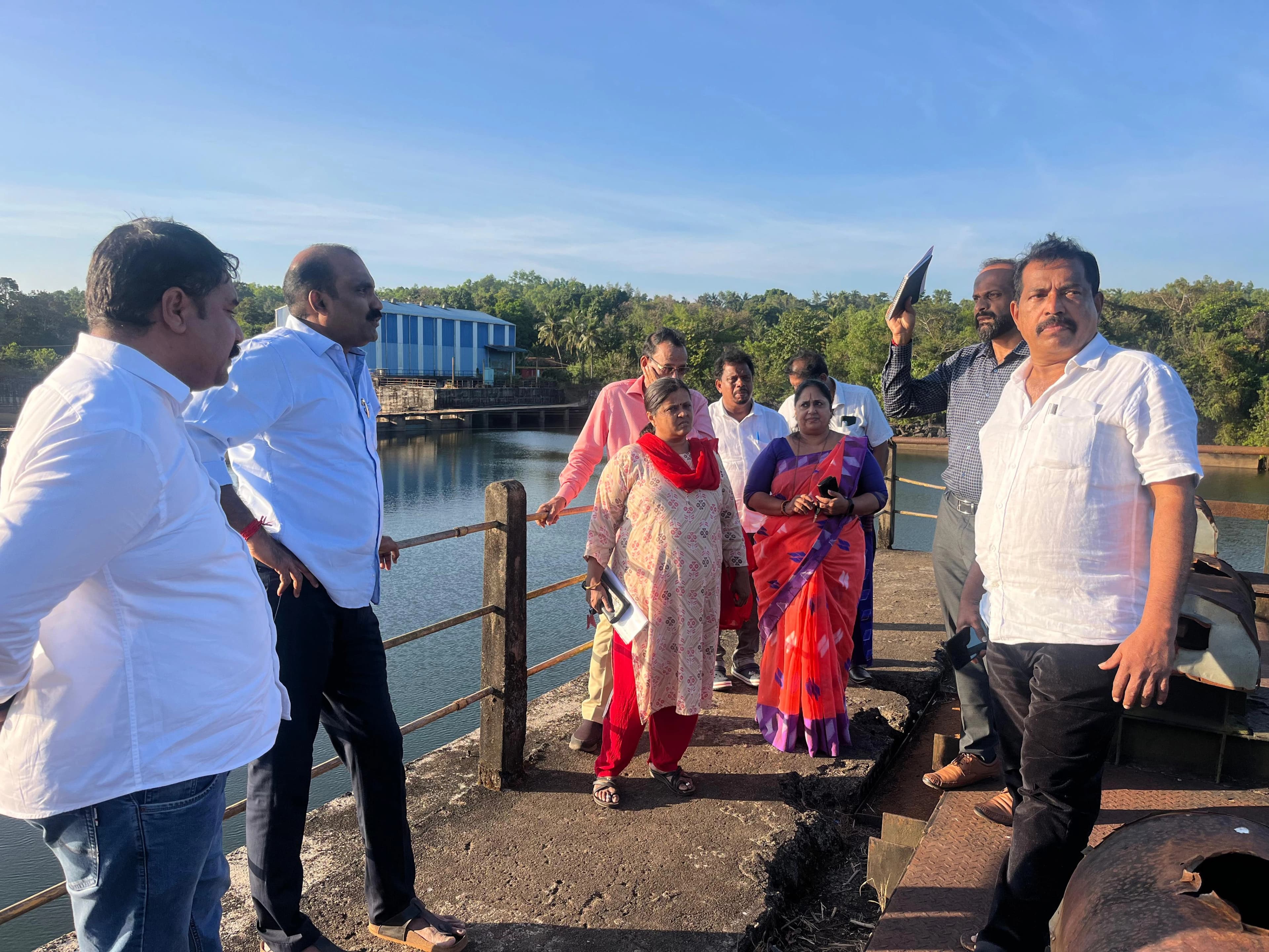 ಬಜೆ ಅಣೆಕಟ್ಟಿಗೆ ಶಾಸಕ ಯಶ್ ಪಾಲ್ ಸುವರ್ಣ ಭೇಟಿ; ನೀರಿನ ಮಟ್ಟ ಪರಿಶೀಲನೆ