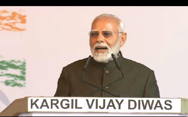 ಭಯೋತ್ಪಾದಕರ ಉದ್ದೇಶಗಳು ಎಂದಿಗೂ ಈಡೇರುವುದಿಲ್ಲ: ಕಾರ್ಗಿಲ್‌ನಲ್ಲಿ ಪಿಎಂ ಮೋದಿ