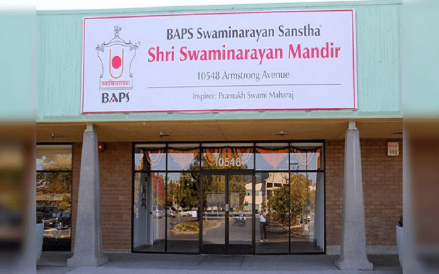 ಕ್ಯಾಲಿಫೋರ್ನಿಯಾದಲ್ಲಿ BAPS ಸ್ವಾಮಿನಾರಾಯಣ ದೇವಸ್ಥಾನ ಧ್ವಂಸ !