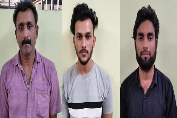 ಗಾಂಜಾ ಸಾಗಾಟ ಮಾಡುತ್ತಿದ್ದ ಮೂವರು ಆರೋಪಿಗಳ ಬಂಧನ
