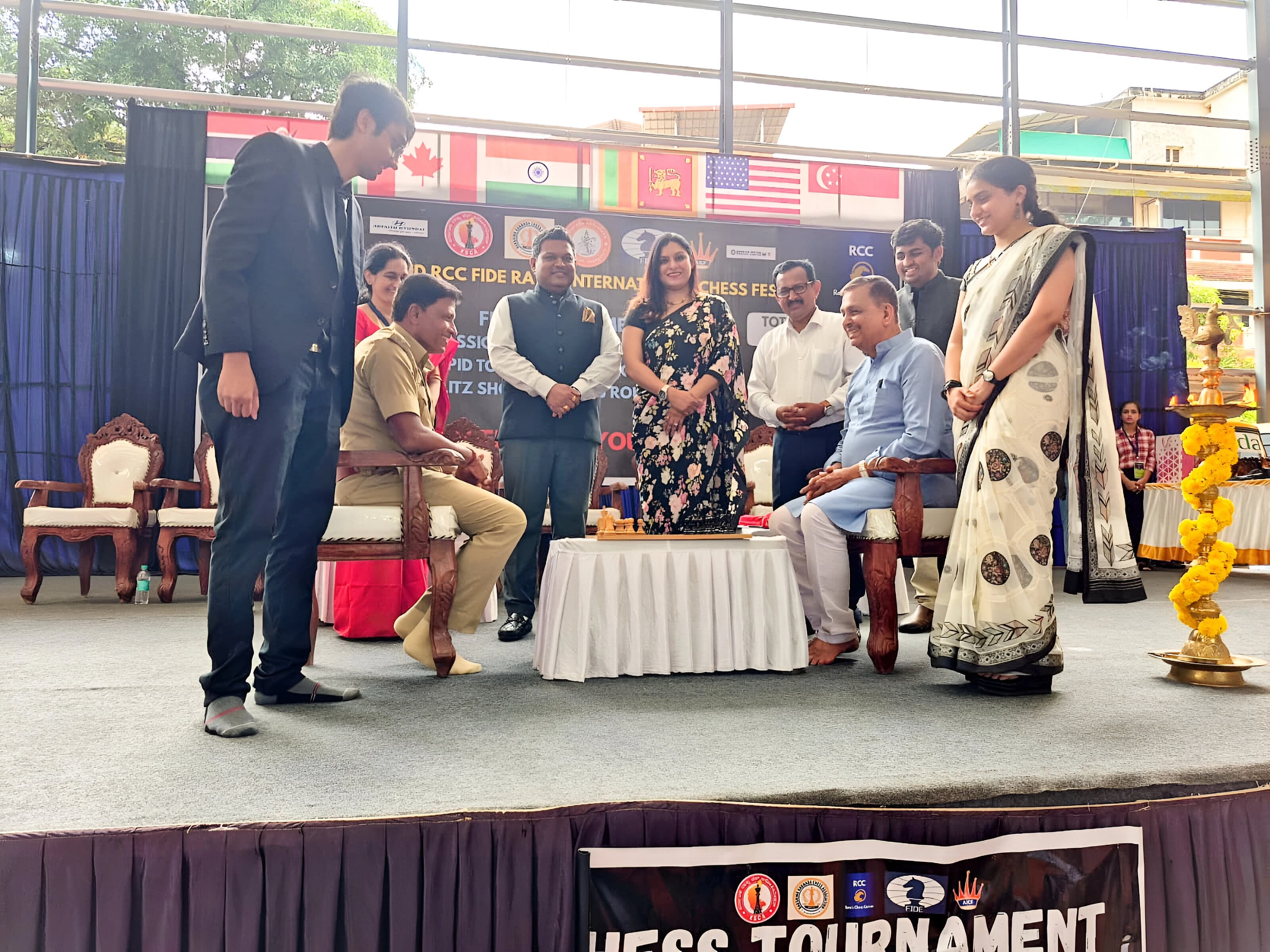 ಶಾರದ ವಿದ್ಯಾಲಯದಲ್ಲಿ ಆರು ದಿನಗಳ FIDE ರೇಟೆಡ್ ಅಂತಾರಾಷ್ಟ್ರೀಯ ಚೆಸ್ ಟೂರ್ನಮೆಂಟ್