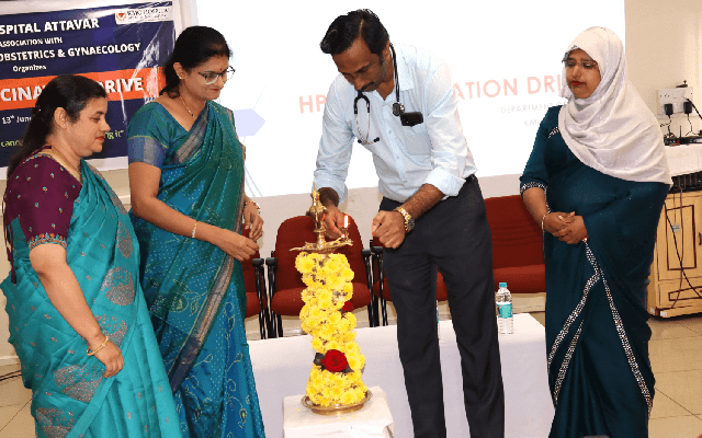 ಕೆ.ಎಂ.ಸಿ. ಆಸ್ಪತ್ರೆ ಅತ್ತಾವರದಲ್ಲಿ ಯಶಸ್ವಿ ಎಚ್.ಪಿ.ವಿ. ವ್ಯಾಕ್ಸಿನೇಷನ್ ಅಭಿಯಾನ