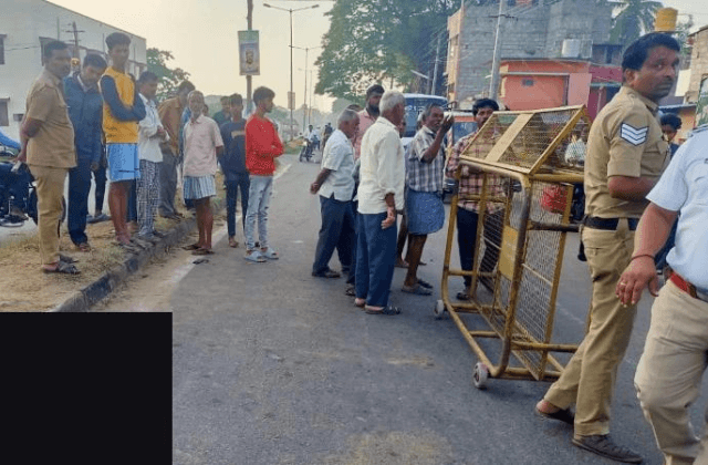 ವೃದ್ಧೆಯ ಮೇಲೆ ಹರಿದ ಕೆಎಸ್ಆರ್​​ಟಿಸಿ ಬಸ್ : ಸ್ಥಳದಲ್ಲೇ ಮೃತ್ಯು