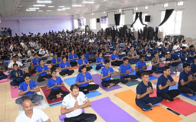 ಮಂಗಳೂರು: ಅಲೋಶಿಯಸ್ ವಿವಿಯಲ್ಲಿ ಅಂತರಾಷ್ಟ್ರೀಯ ಯೋಗ ದಿನಾಚರಣೆ
