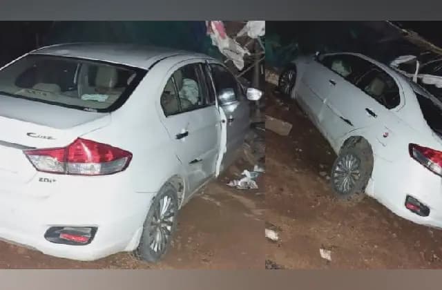 ಬೈಕ್​ ಮತ್ತು ಕಾರು ನಡುವೆ ಭೀಕರ ಅಪಘಾತ: ಇಬ್ಬರು ಮೃತ್ಯು