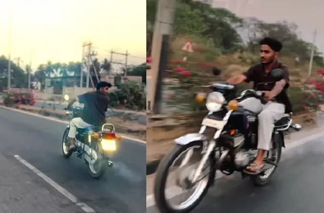 ನಂಜನಗೂಡು ನಗರದ ಬೈಪಾಸ್ ರಸ್ತೆಯಲ್ಲಿ ಬೈಕ್ ವೀಲಿಂಗ್; ಯುವಕ ಅಂದರ್…!