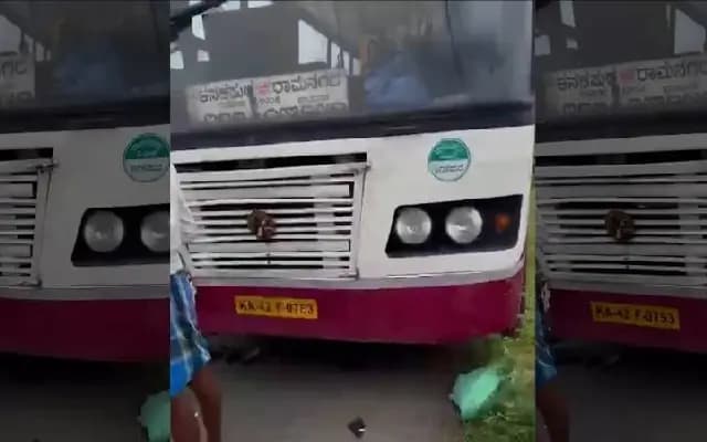 ಕೆ‌ಎಸ್‌ಆರ್‌ಟಿಸಿ‌ ಬಸ್ ಬೈಕ್‌ ಗೆ ಡಿಕ್ಕಿ : ಇಬ್ಬರು ಸ್ಥಳದಲ್ಲೇ ಮೃತ್ಯು