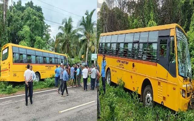 ಚಲಿಸುತ್ತಿದ್ದ ಶಾಲಾ ಬಸ್ ನಲ್ಲೇ ಚಾಲಕನಿಗೆ ಹೃದಯಾಘಾತ