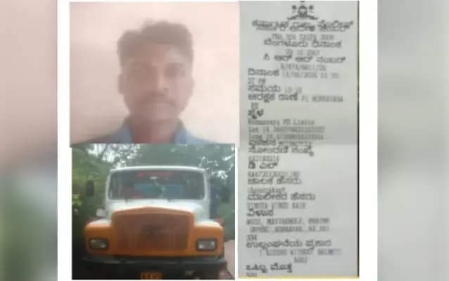 ಹೆಲ್ಮೆಟ್‌ ಧರಿಸದ್ದಕ್ಕೆ ಟಿಪ್ಪರ್‌ಗೆ ಚಾಲಕನಿಗೆ 500 ದಂಡ ಹಾಕಿದ ಪೊಲೀಸರು..!