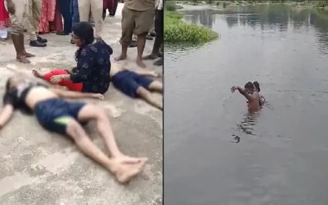 ಕಾವೇರಿ ನದಿಯಲ್ಲಿ ಮುಳುಗಿ ಯುವಕರು ಸಾವು : ತಾಯಿ ಕಣ್ಣೀರು