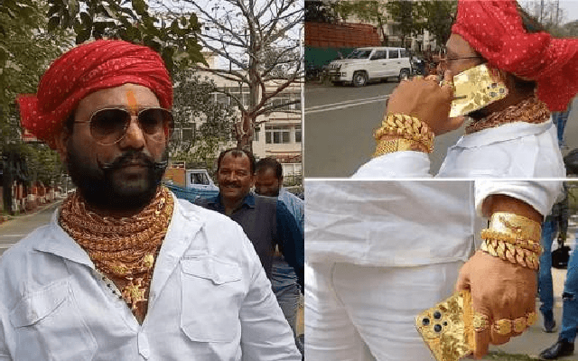 ಬಂಗಾರದ ಬೈಕ್‌ನಲ್ಲಿ ಓಡಾಡೋ ಗೋಲ್ಡ್‌ಮ್ಯಾನ್‌; ವಿಡಿಯೋ ನೋಡಿ