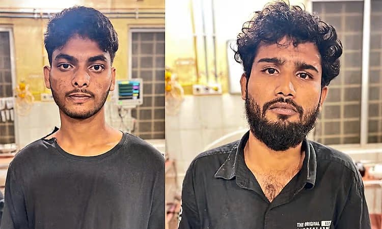 ಸಾರ್ವಜನಿಕ ಸ್ಥಳದಲ್ಲಿ ಗಾಂಜಾ ಸೇವನೆ , ಇಬ್ಬರ ಬಂಧನ!