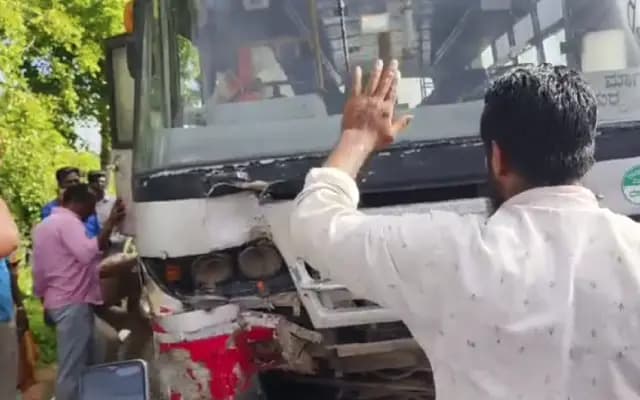 ಕೆಎಸ್‌ಆರ್‌ಟಿಸಿ ಮತ್ತು ಬೈಕ್ ಮಧ್ಯೆ ಭೀಕರ ಅಪಘಾತ : ಸವಾರ ಸ್ಥಳದಲ್ಲೇ ಸಾವು