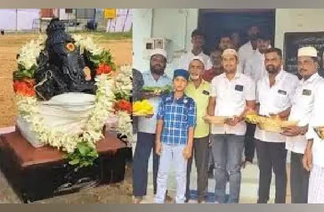 ದೇವಾಲಯ ನಿರ್ಮಾಣಕ್ಕೆ ಜಾಗವನ್ನು ದಾನವಾಗಿ ನೀಡಿದ ಮುಸ್ಲಿಂ ಸಮುದಾಯ