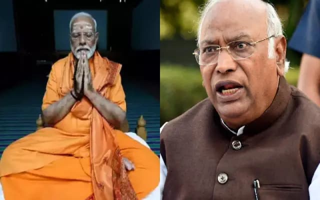ದೇವರಲ್ಲಿ ಅಷ್ಟೊಂದು ನಂಬಿಕೆ ಇದ್ದರೆ  ಧ್ಯಾನವನ್ನು ಮನೆಯಲ್ಲೇ ಮಾಡಬಹುದು: ಮಲ್ಲಿಕಾರ್ಜುನ ಖರ್ಗೆ