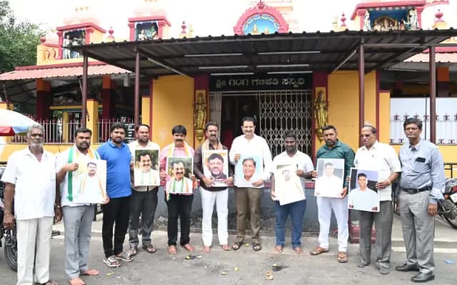 ಕಾಂಗ್ರೆಸ್ ಅಧಿಕಾರಕ್ಕೆ ಬರಲೆಂದು 101 ಗಣಪತಿ ದೇಗುಲದಲ್ಲಿ ಪೂಜೆ