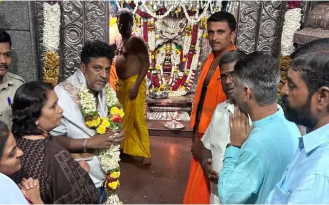 ಸವದತ್ತಿ ಯಲ್ಲಮ್ಮನ ದರ್ಶನ ಪಡೆದ ನಟ ಶಿವರಾಜ್​ಕುಮಾರ್