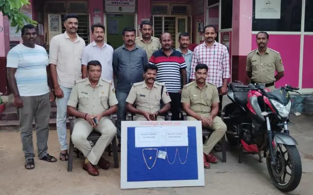 ಪಿರಿಯಾಪಟ್ಟಣ: ಎರಡು ಪ್ರತ್ಯೇಕ ಪ್ರಕರಣಗಳಲ್ಲಿ ಇಬ್ಬರು ಸರಗಳ್ಳರ ಬಂಧನ
