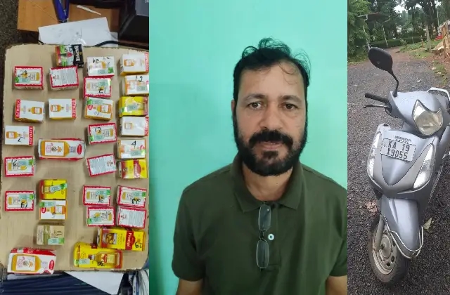 ಸಾರ್ವಜನಿಕ ಸ್ಥಳದಲ್ಲಿ ಅಕ್ರಮ ಮದ್ಯ ಮಾರಾಟ: ಸೊತ್ತು ಸಹಿತ ಆರೋಪಿ ಬಂಧನ - News Karnataka