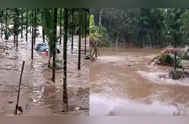 ಹೆಬ್ರಿಯಲ್ಲಿ ಮೇಘಸ್ಫೋಟ: ಹಠಾತ್ ಜಲ ಪ್ರವಾಹ - News Karnataka