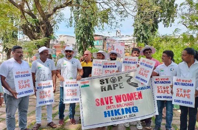 ಅತ್ಯಾಚಾರಿಗಳಿಗೆ ಮರಣದಂಡನೆ ಶಿಕ್ಷೆ ನೀಡಬೇಕೆಂದು ಆಗ್ರಹಿಸಿ ಮಂಗಳೂರಿನಿಂದ ದೆಹಲಿಗೆ ಪಾದಯಾತ್ರೆ - News Karnataka