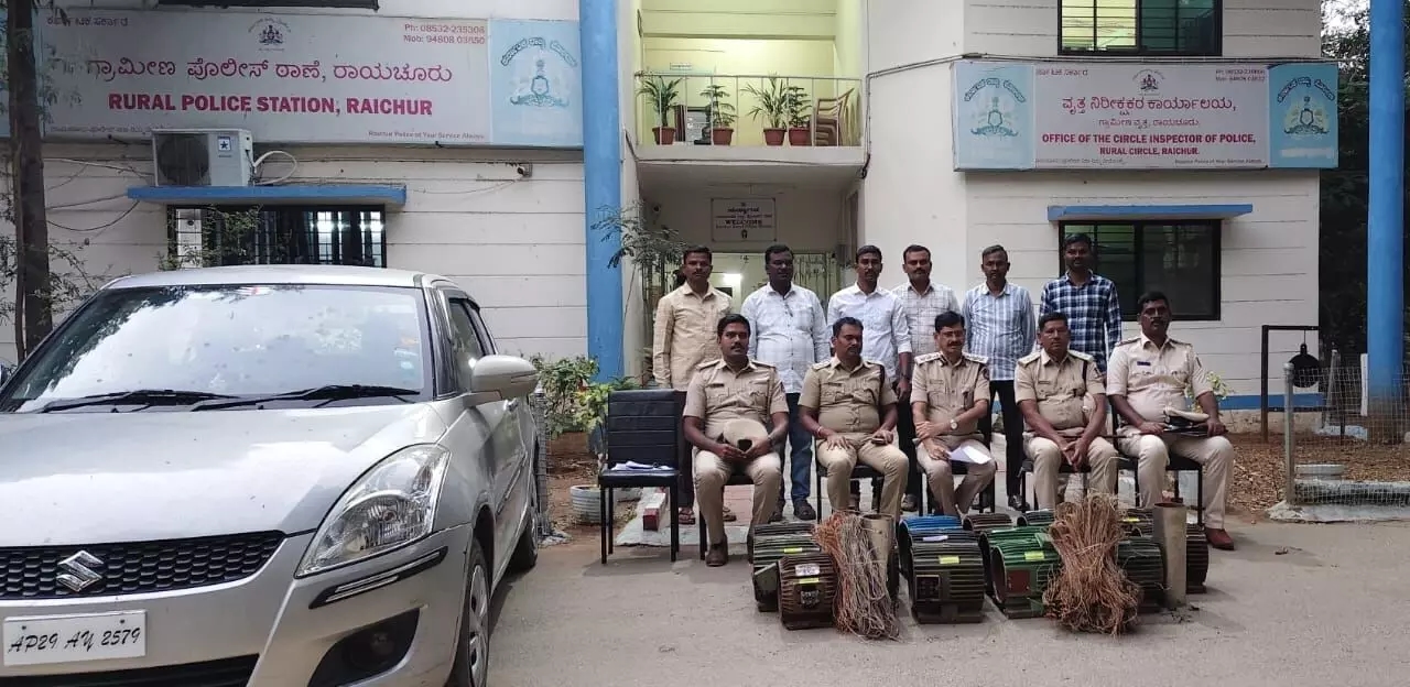 ಮೋಟಾರು ಪಂಪ್ಸೆಟ್ಗಳ ಕಳ್ಳತನ ಪ್ರಕರಣ : ಇಬ್ಬರು ಆರೋಪಿಗಳು ಪೊಲೀಸರ ವಶಕ್ಕೆ - News Karnataka