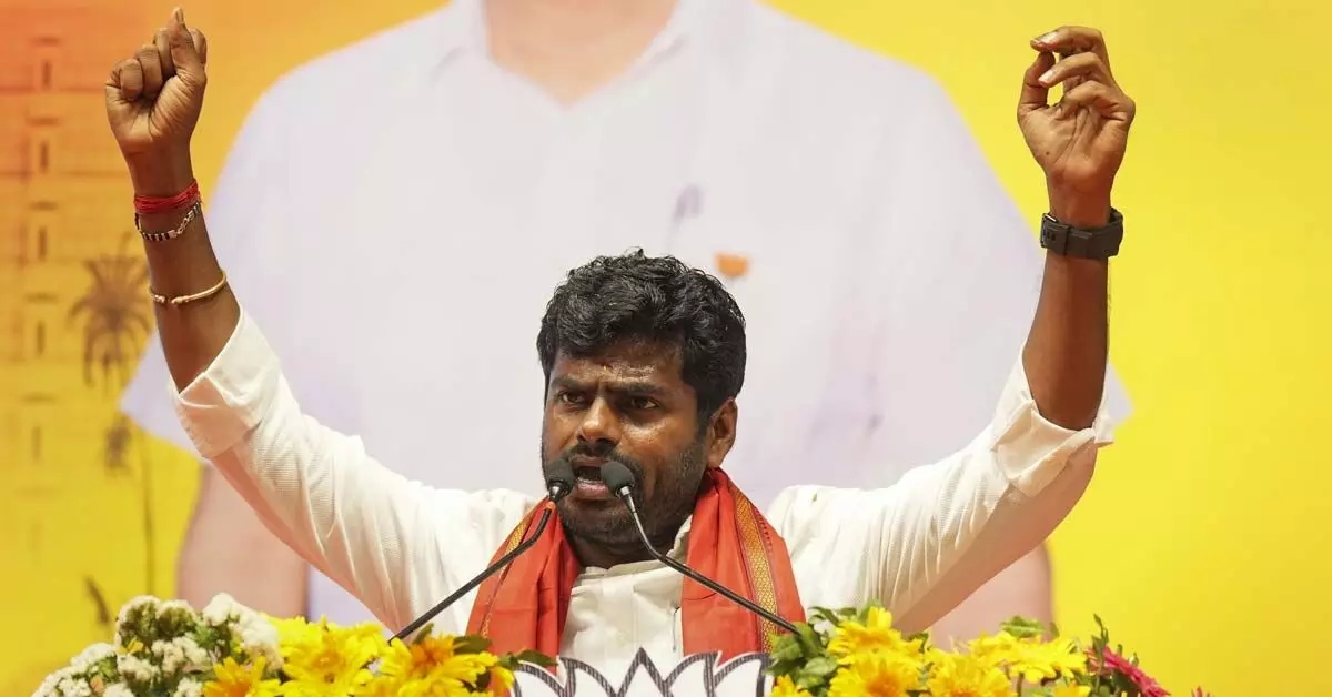 ತಮಿಳುನಾಡಿನಲ್ಲಿ ಅತ್ಯಧಿಕ ಸಂಖ್ಯೆಯ ನಕಲಿ ಮತದಾರರು: ಬಿಜೆಪಿ ನಾಯಕ ಅಣ್ಣಾಮಲೈ - News Karnataka