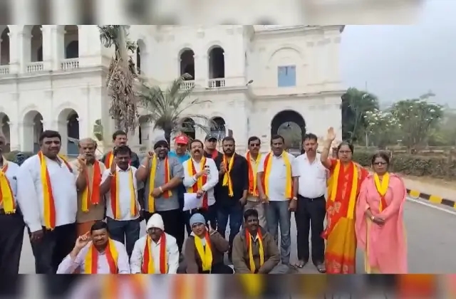 ಕನ್ನಡ ಶಾಲೆಯ ವಿರುದ್ಧ ಕೇರಳ ಸರ್ಕಾರ ತಂದಿರುವ ನೂತನ ಕಾಯ್ದೆ ವಿರೋಧಿಸಿ ಪ್ರತಿಭಟನೆ! - News Karnataka