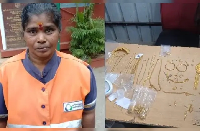 ಲಕ್ಷ ಲಕ್ಷ ಬೆಲೆ ಬಾಳುವ ಚಿನ್ನ ಹಿಂದಿರುಗಿಸಿದ ಮಹಿಳೆ! - News Karnataka