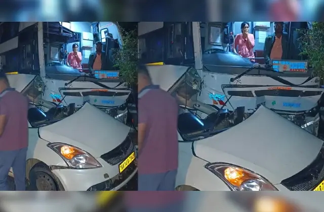 ಕೆಎಸ್ಸಾರ್ಟಿಸಿ ಬಸ್-ಕಾರು ಮುಖಾಮುಖಿ ಢಿಕ್ಕಿ : ಮೃತರ ಸಂಖ್ಯೆ 4ಕ್ಕೆ ಏರಿಕೆ! - News Karnataka