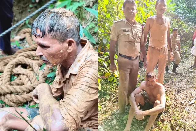 ಬಾವಿಗೆ ಬಿದ್ದು ಸುರಂಗದೊಳಗೆ ಸಿಲುಕಿಕೊಂಡಿದ್ದ ವ್ಯಕ್ತಿಯನ್ನು ಅಗ್ನಿಶಾಮಕ ದಳದ ಸಿಬ್ಬಂದಿಗಳಿಂದ ರಕ್ಷಣೆ - News Karnataka